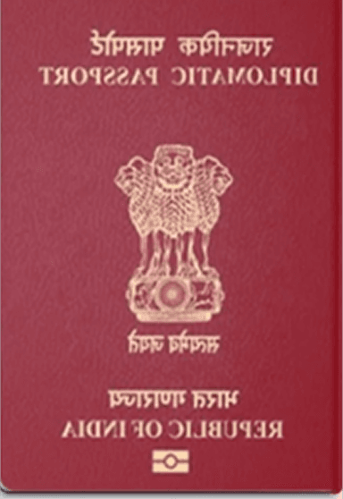 Indian Diplomatic Passport