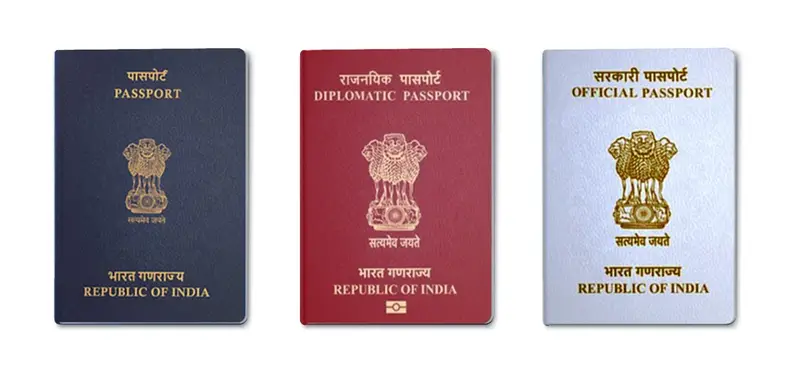 Types of Indian Passports